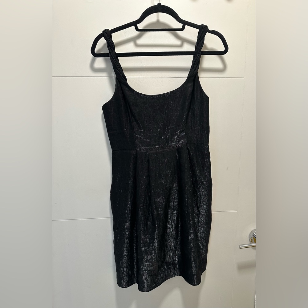 Yoana Baraschi Twisted Strap Shimmer Dress